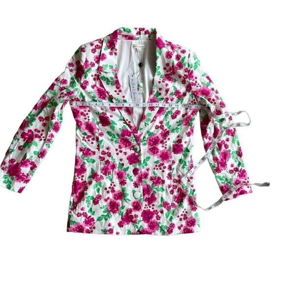 FOR LOVE AND LEMONS Floral pattern blazer jacket Size S - Picture 4 of 9